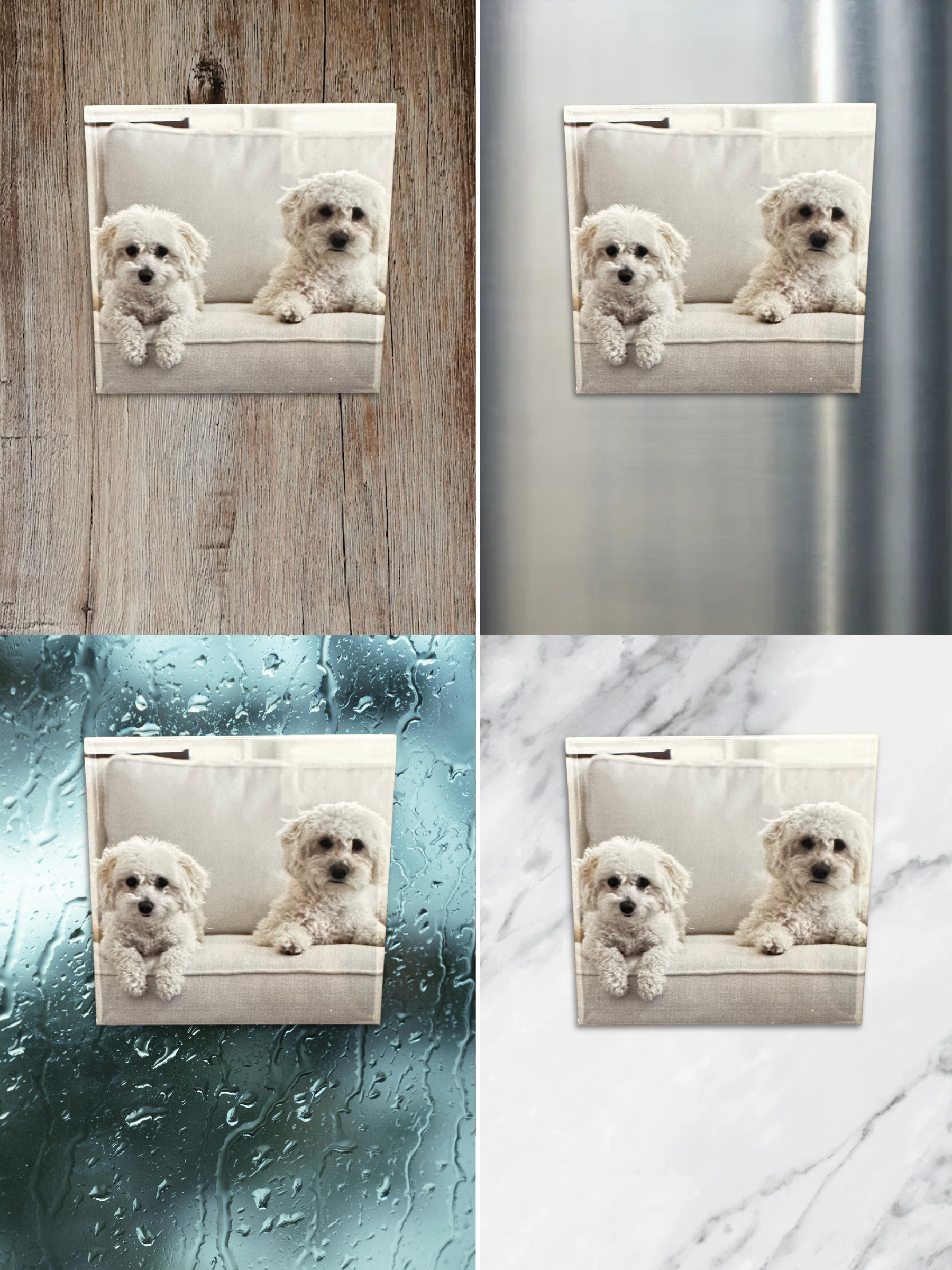 Restickable Photo Tiles